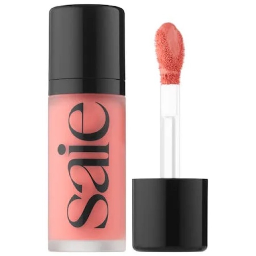 Saie Dew Blush Liquid Cream Blush in Poppy
